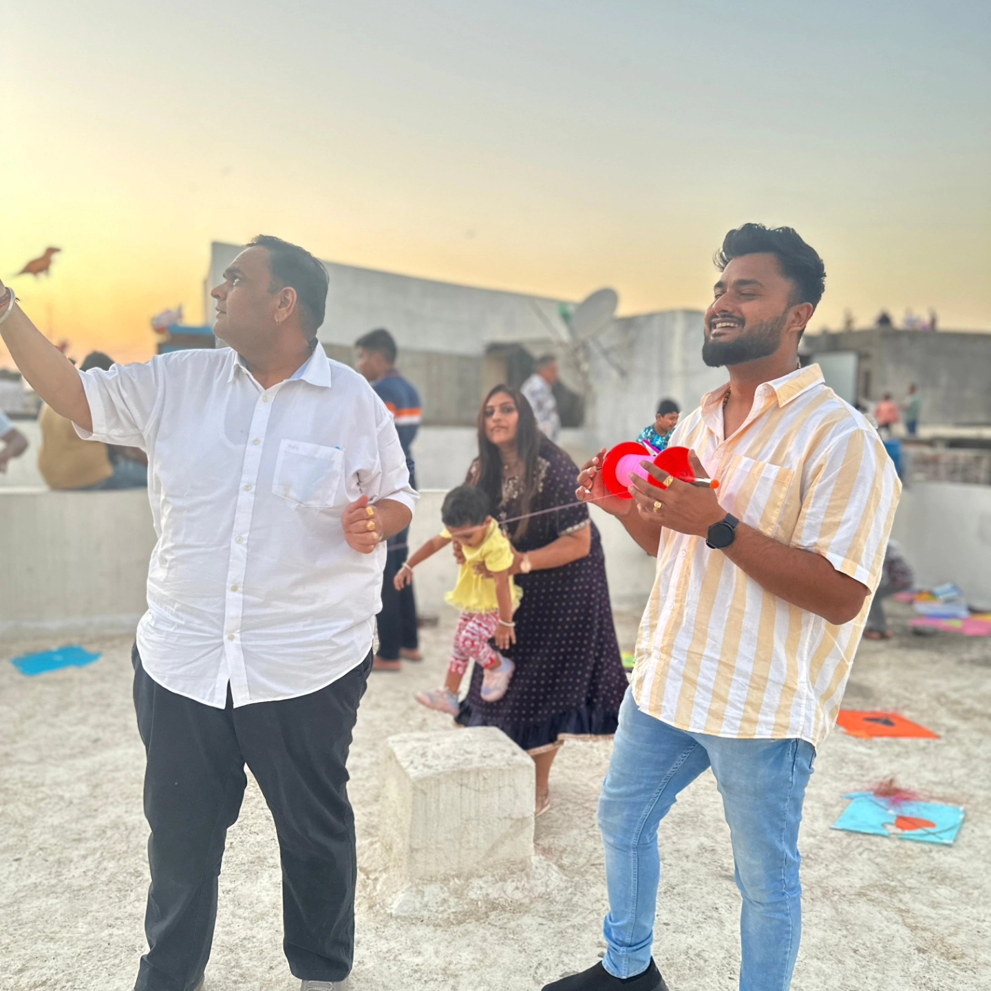 તા.૧૪/૦૧/૨૦૨૪ ઉત્તરાયણ પર્વની પરિવાર સાથે હર્ષોલ્લાસથી ઊજવણી કરી.